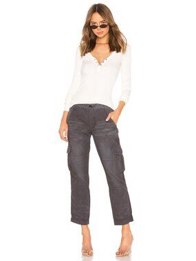 NSF Basquiat Soft Black Cargo Pants